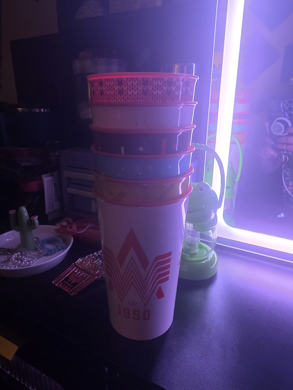 Stacked Decorative Tumbler Whataburger